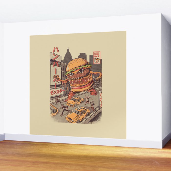 Burgerzilla Wall Mural Gallery Image 2