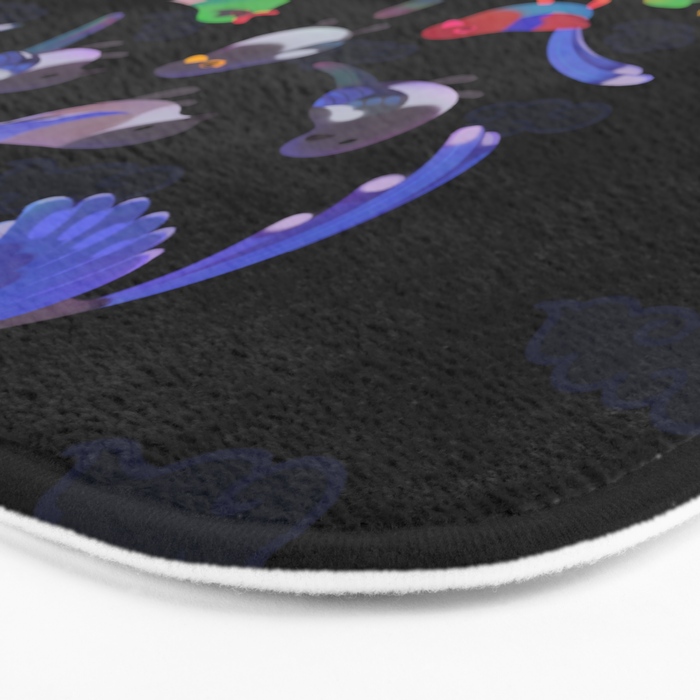 Magpie -dark Bath Mat Gallery Image 3