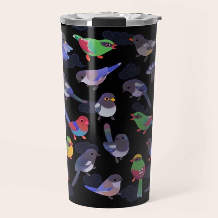Magpie -dark Travel Mug Gallery Image 1