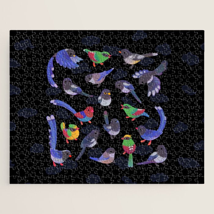 Magpie -dark Jigsaw Puzzle Gallery Image 1