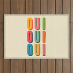 Oui oui oui Outdoor Rug Gallery Image 1