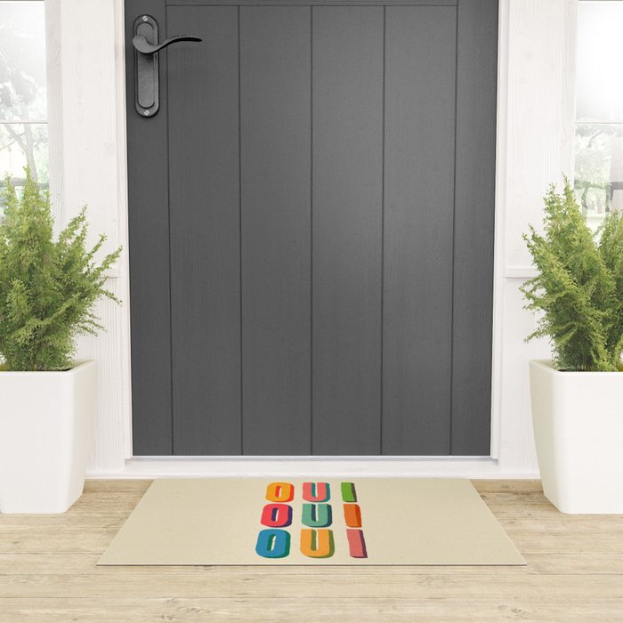 Oui oui oui Welcome Mat Gallery Image 3