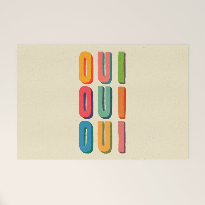 Oui oui oui Welcome Mat Gallery Image 1