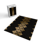 Reims France Luxueux Black and Gold Art Deco Jigsaw Puzzle Gallery Image 2