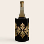 Reims France Luxueux Black and Gold Art Deco Wine Chiller Gallery Image 2