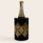 Reims France Luxueux Black and Gold Art Deco Wine Chiller Gallery Image 1