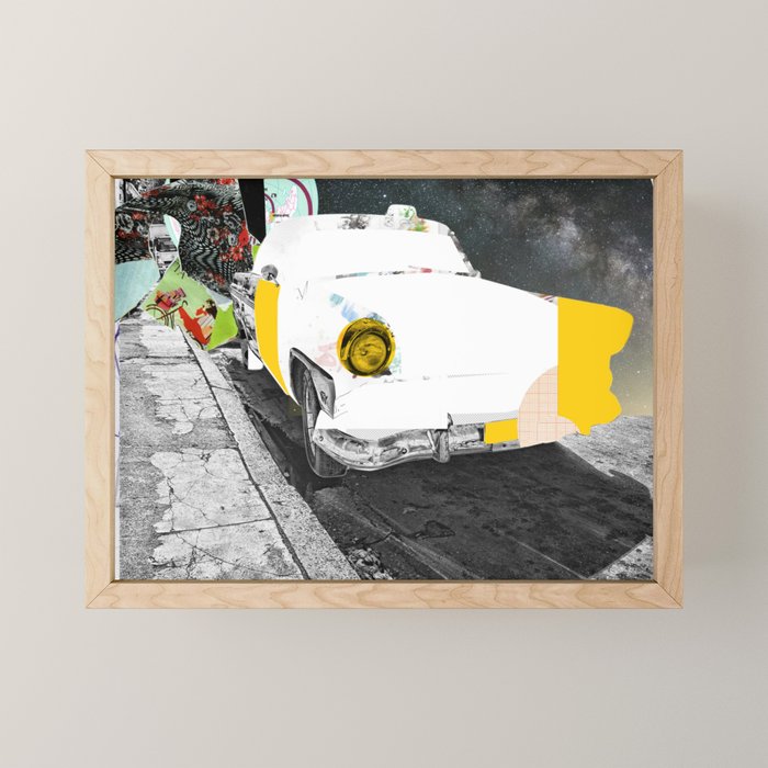 Car Collage 22 Mini Art Print Gallery Image 1