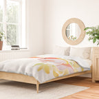 Ranchu and Forsythias Duvet Cover Gallery Image 2