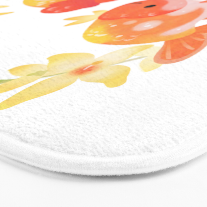 Ranchu and Forsythias Bath Mat Gallery Image 3