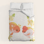Ranchu and Forsythias Comforter Gallery Image 6