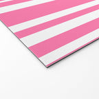 Classic Stripes XXXIII - 90s Barbie Pink Welcome Mat Gallery Image 2