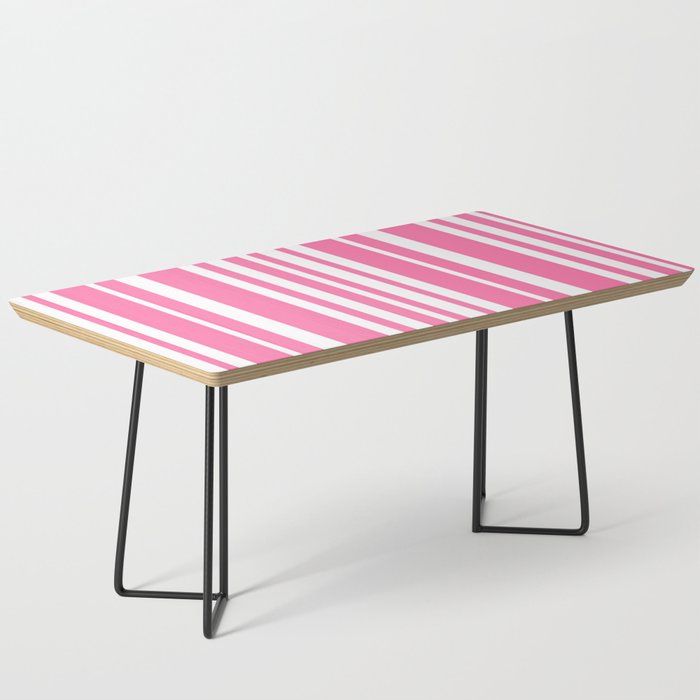 Classic Stripes XXXIII - 90s Barbie Pink Coffee Table Gallery Image 1