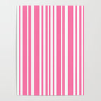Classic Stripes XXXIII - 90s Barbie Pink Poster Gallery Image 4