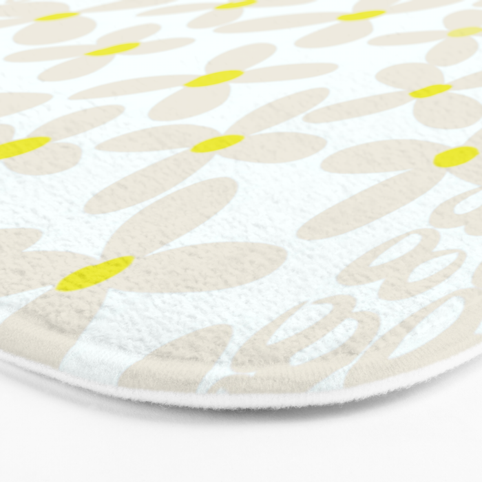 Sweet Modern Summer Petals Bath Mat Gallery Image 3