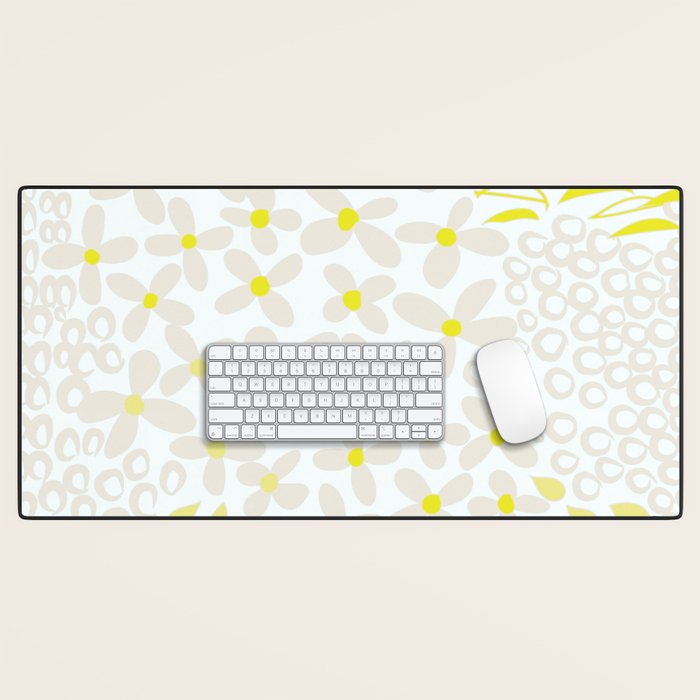 Sweet Modern Summer Petals Desk Mat Gallery Image 1