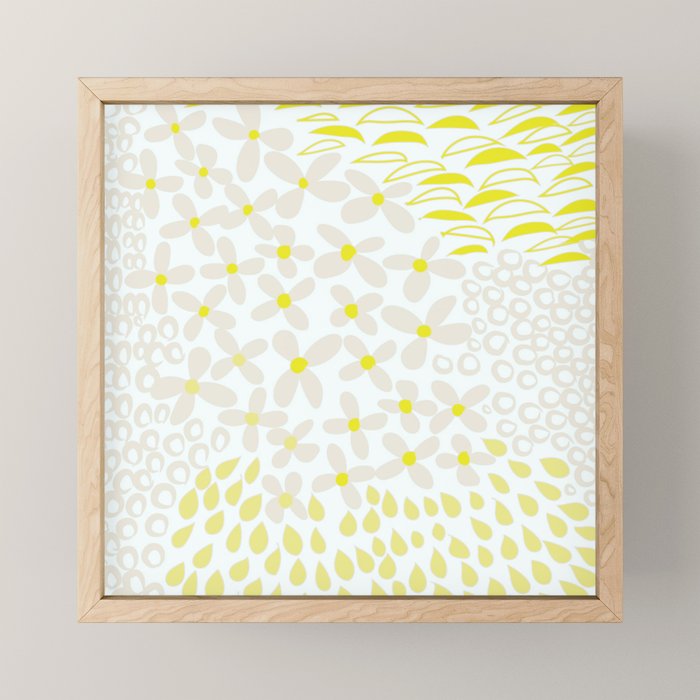 Sweet Modern Summer Petals Mini Art Print Gallery Image 1