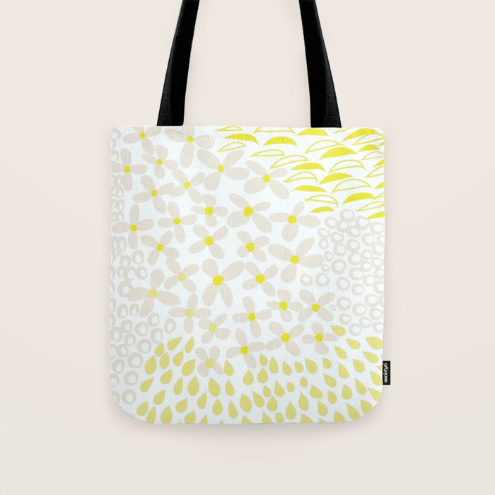 Sweet Modern Summer Petals Tote Bag Gallery Image 1
