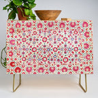 Kermina Suzani South West Uzbekistan Embroidery Print Credenza Gallery Image 1