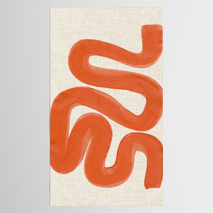 Orange Amazon River Tablecloth Gallery Image 2