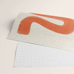 Orange Amazon River Wrapping Paper Gallery Image 2