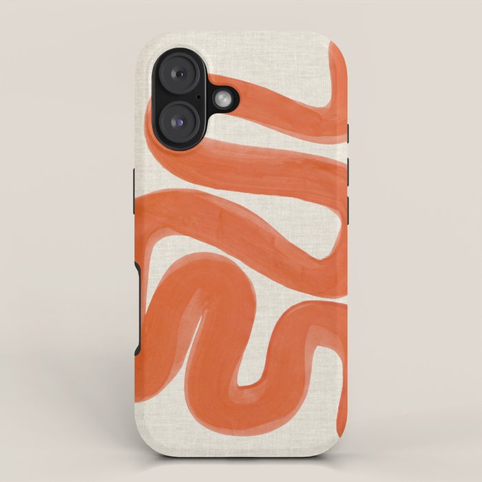 Orange Amazon River iPhone Case Gallery Image 1