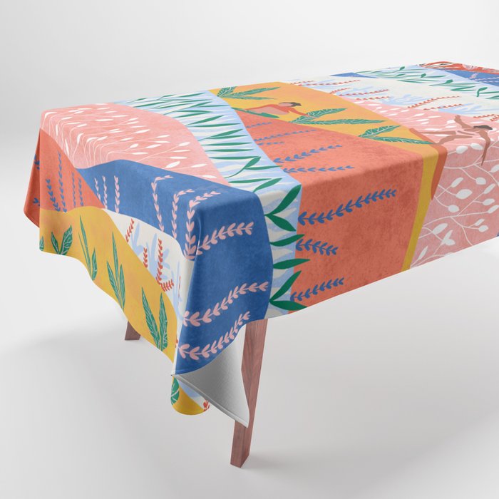 Surfer Girls Tablecloth Gallery Image 1