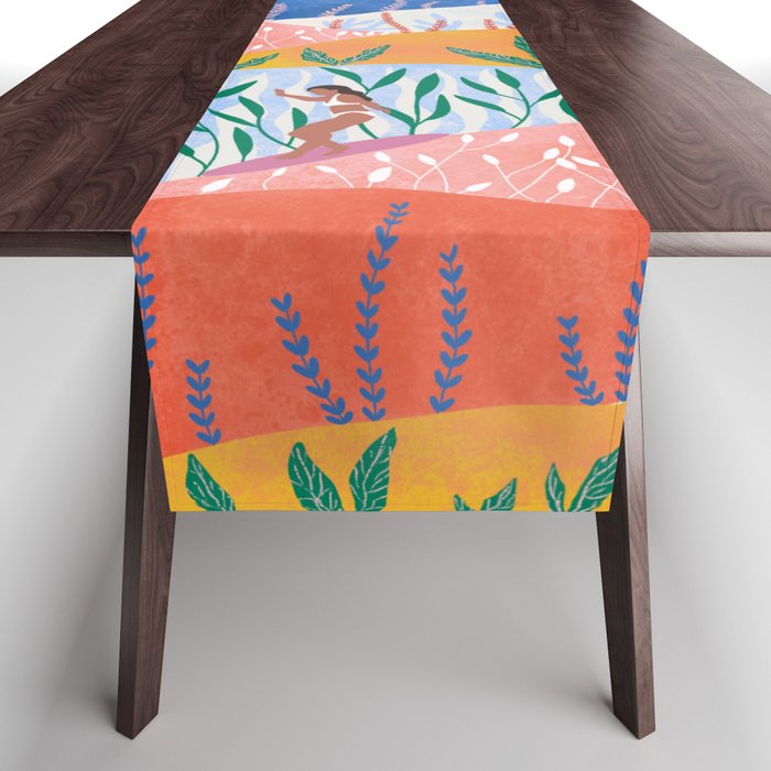 Surfer Girls Table Runner Gallery Image 1