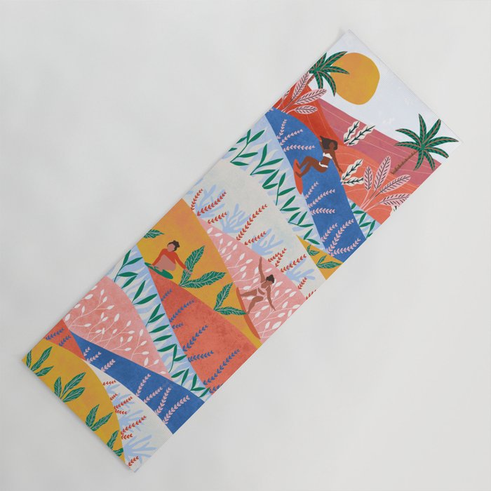 Surfer Girls Yoga Mat Gallery Image 1