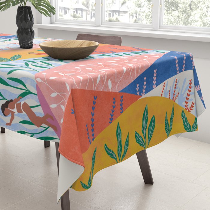 Surfer Girls Tablecloth Gallery Image 3