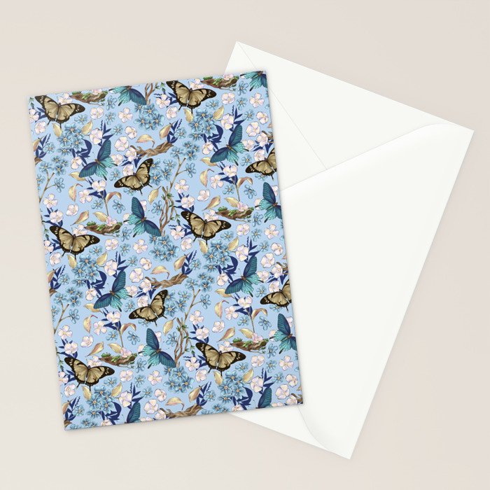 Springtime Flutter Bliss Stationery Card Gallery Image 2