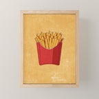 FAST FOOD / Fries Mini Art Print Gallery Image 1