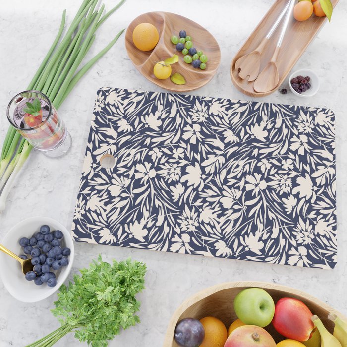 Wild floral strokes I Cutting Board Gallery Image 2
