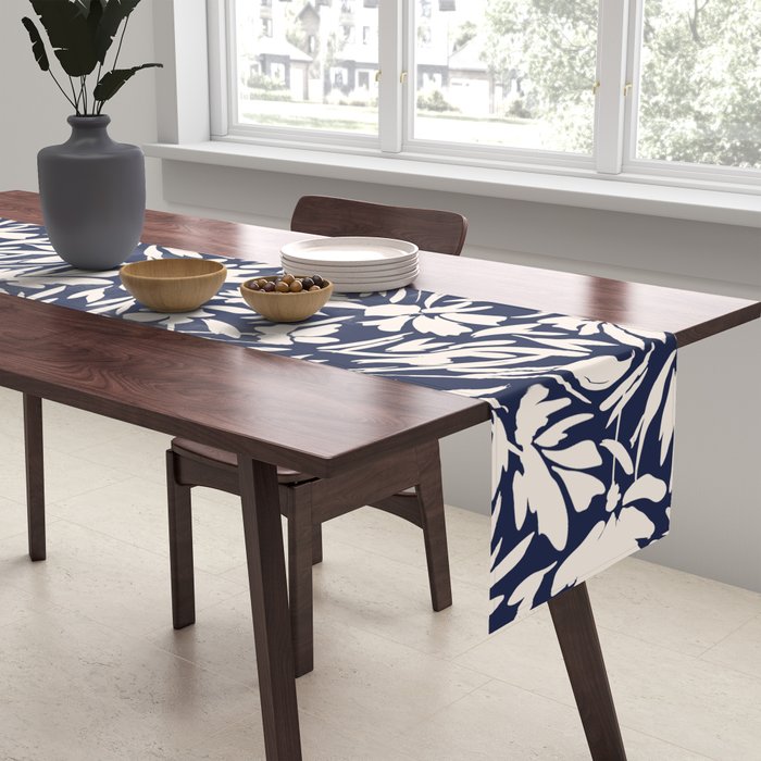 Wild floral strokes I Table Runner Gallery Image 2