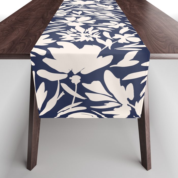 Wild floral strokes I Table Runner Gallery Image 1
