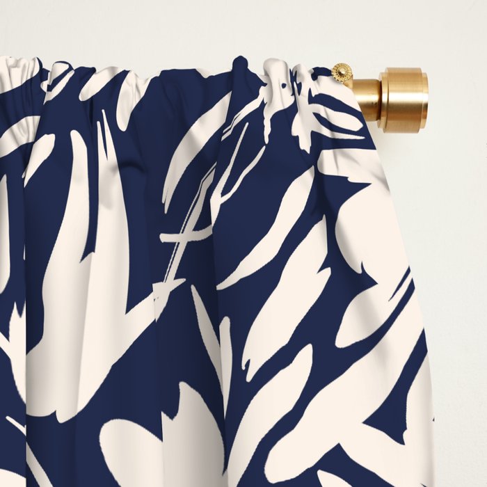 Wild floral strokes I Window Curtain Gallery Image 2