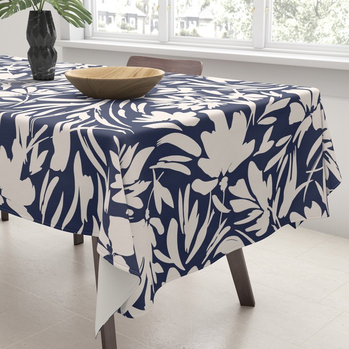 Wild floral strokes I Tablecloth Gallery Image 3