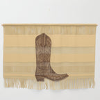 Brown Cowgirl Boot Wall Hanging Gallery Image 1
