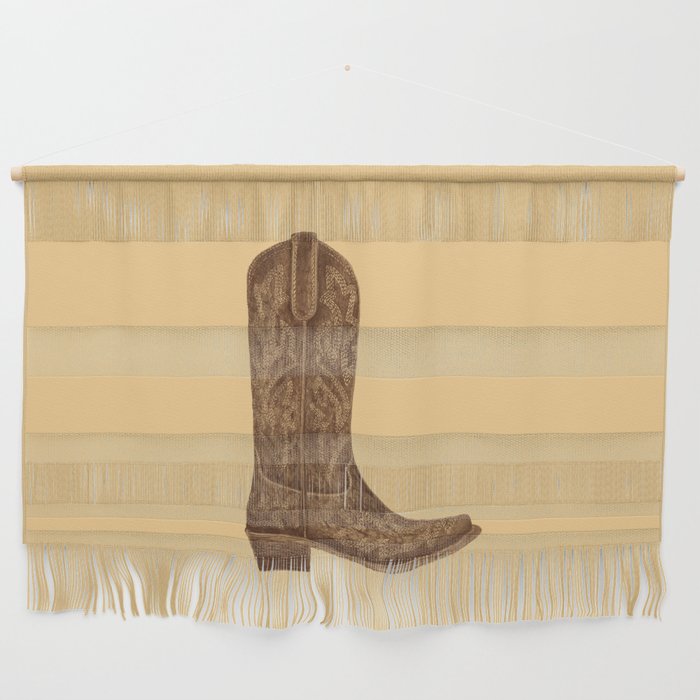 Brown Cowgirl Boot Wall Hanging Gallery Image 1