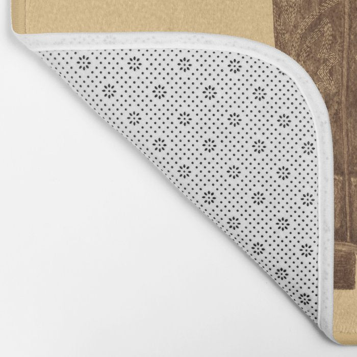 Brown Cowgirl Boot Bath Mat Gallery Image 2