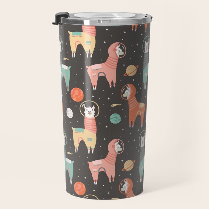 Astronaut Llamas in Space Travel Mug Gallery Image 3