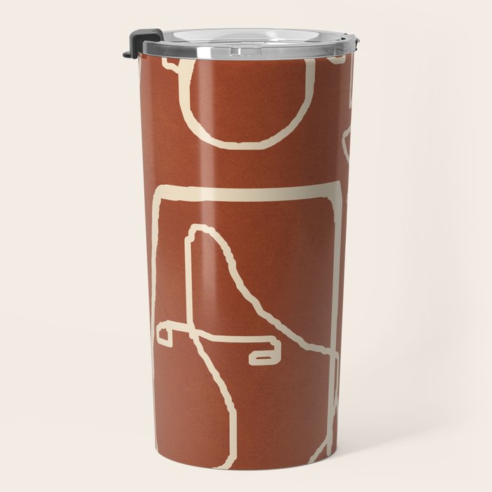 Paleolithic Abstract Art 1 Travel Mug Gallery Image 3