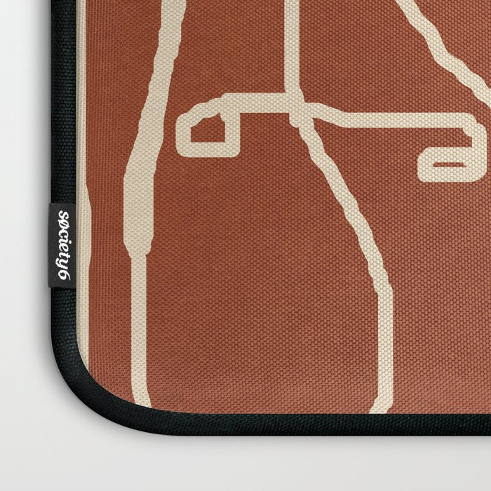 Paleolithic Abstract Art 1 Laptop Sleeve Gallery Image 3