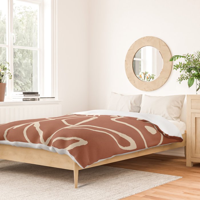 Paleolithic Abstract Art 1 Duvet Cover Gallery Image 2