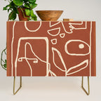 Paleolithic Abstract Art 1 Credenza Gallery Image 1