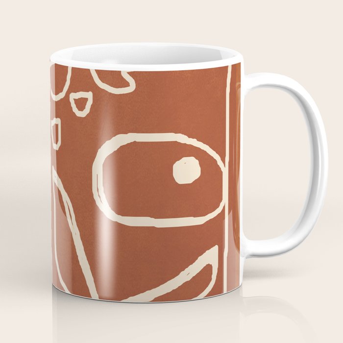 Paleolithic Abstract Art 1 Coffee Mug Gallery Image 1