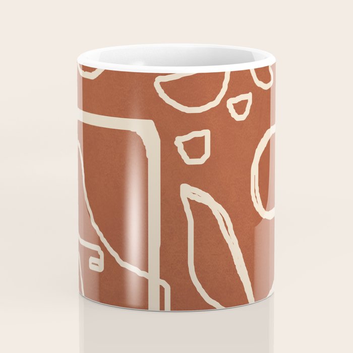 Paleolithic Abstract Art 1 Coffee Mug Gallery Image 4