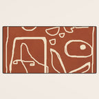 Paleolithic Abstract Art 1 Desk Mat Gallery Image 3