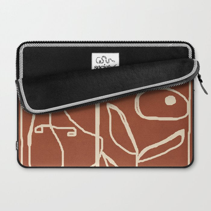 Paleolithic Abstract Art 1 Laptop Sleeve Gallery Image 2