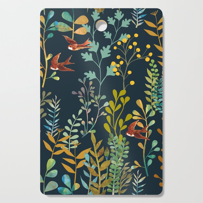 The Wild Garden Night Cutting Board Gallery Image 1