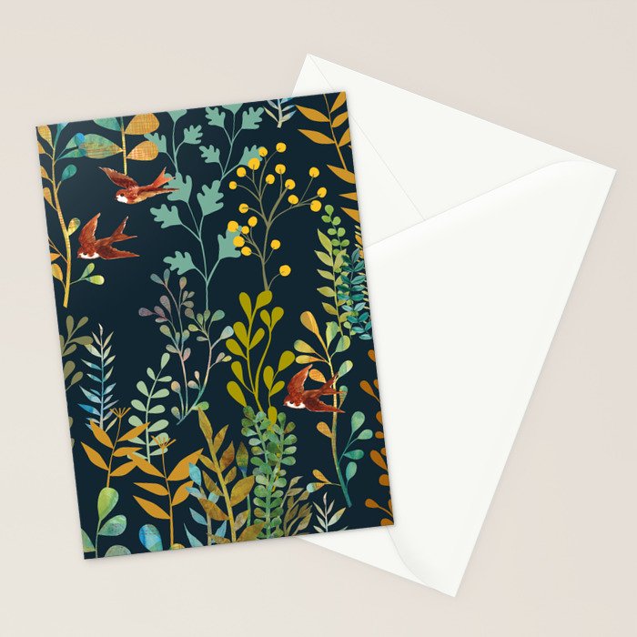 The Wild Garden Night Stationery Card Gallery Image 2